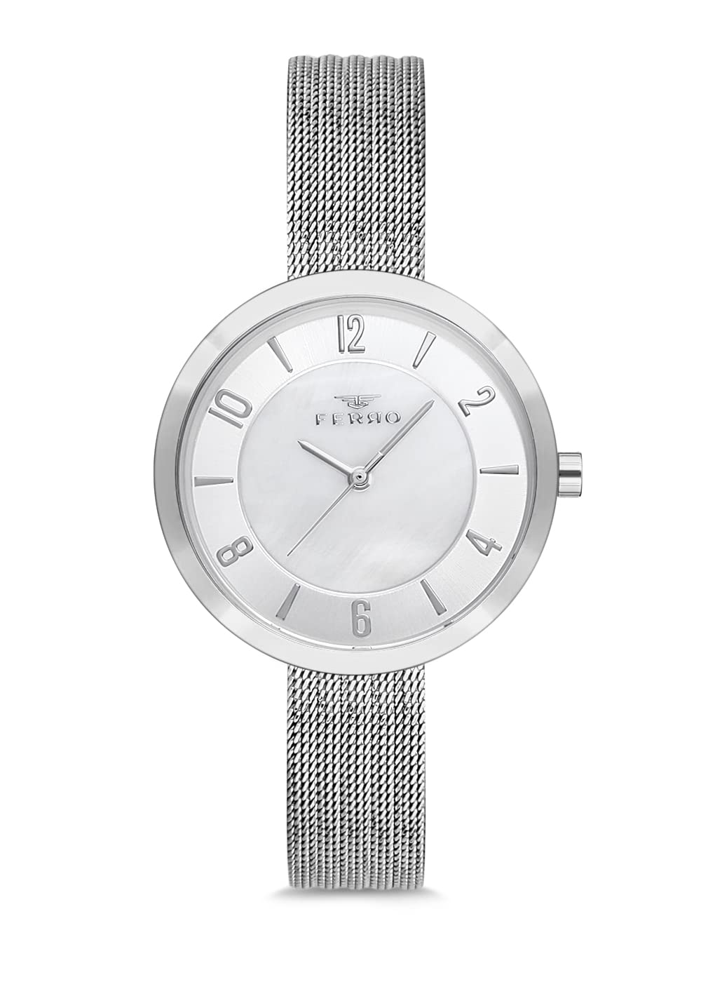 Ferro Pisa Analog White Dial Womens Watch-F1908C-1003-A (B09RPGNF57) Amazon Price History, Amazon Price Tracker
