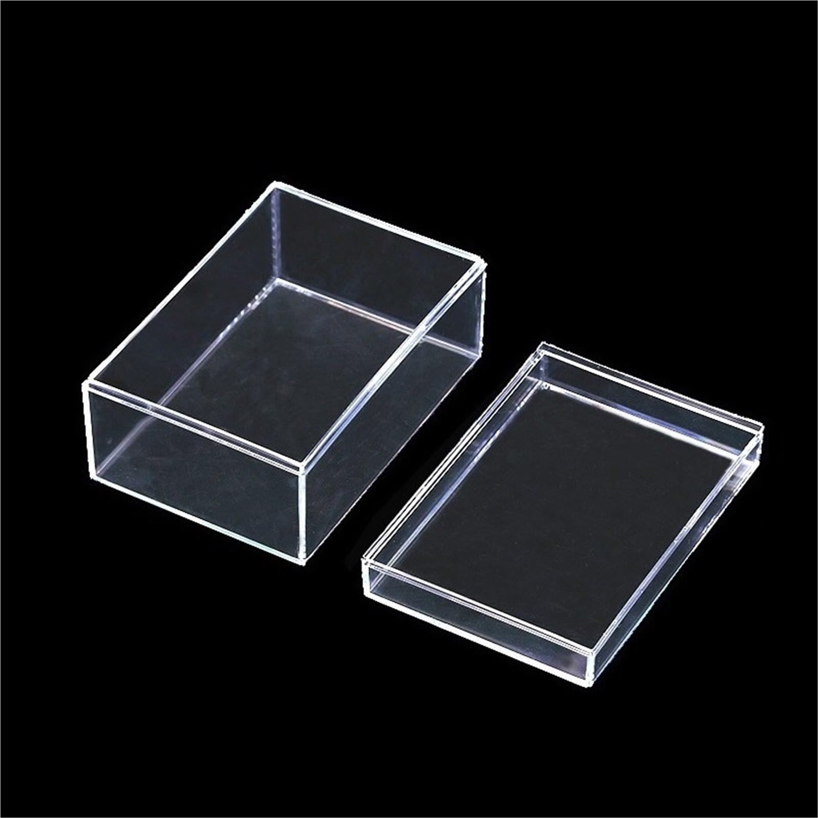 Organizador De Maquillaje Cajas De Embalaje Transparentes, Accesorio De Almacenamiento Acrílico Transparente, 10 Uds.(15.5x7.5x2.5cm H1552)