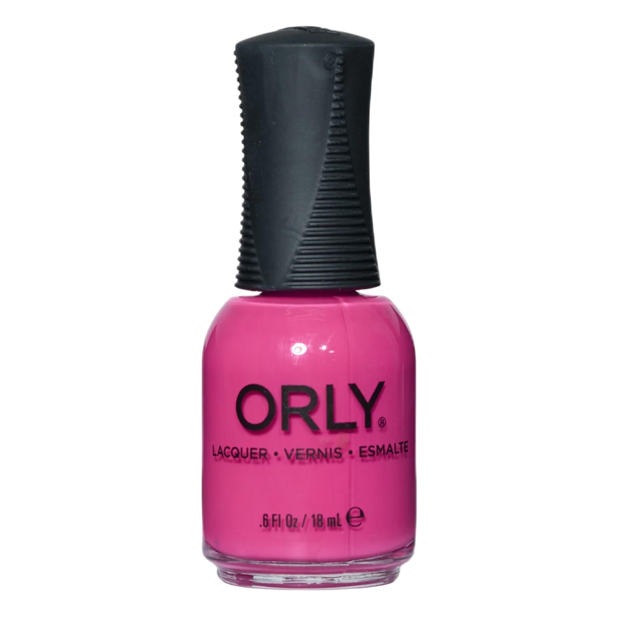 ORLY Shut Up Heather Nail Polish (18ml) | Fuchsia Pink Creme Nail Varnish | 1980s Collection