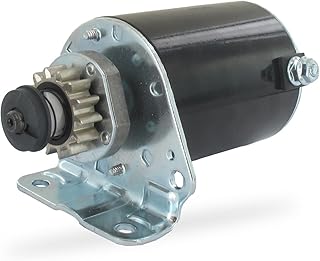 GREENSTAR - Démarreur Électrique 14 Dents pour Moteurs BRIGGS & STRATTON de Forte Puissance - Remplace 593934, 693551 - Pignon Métal avec Noix de Lanceur - Dimensions 0.245 m x 0.180 m x 0.185 m