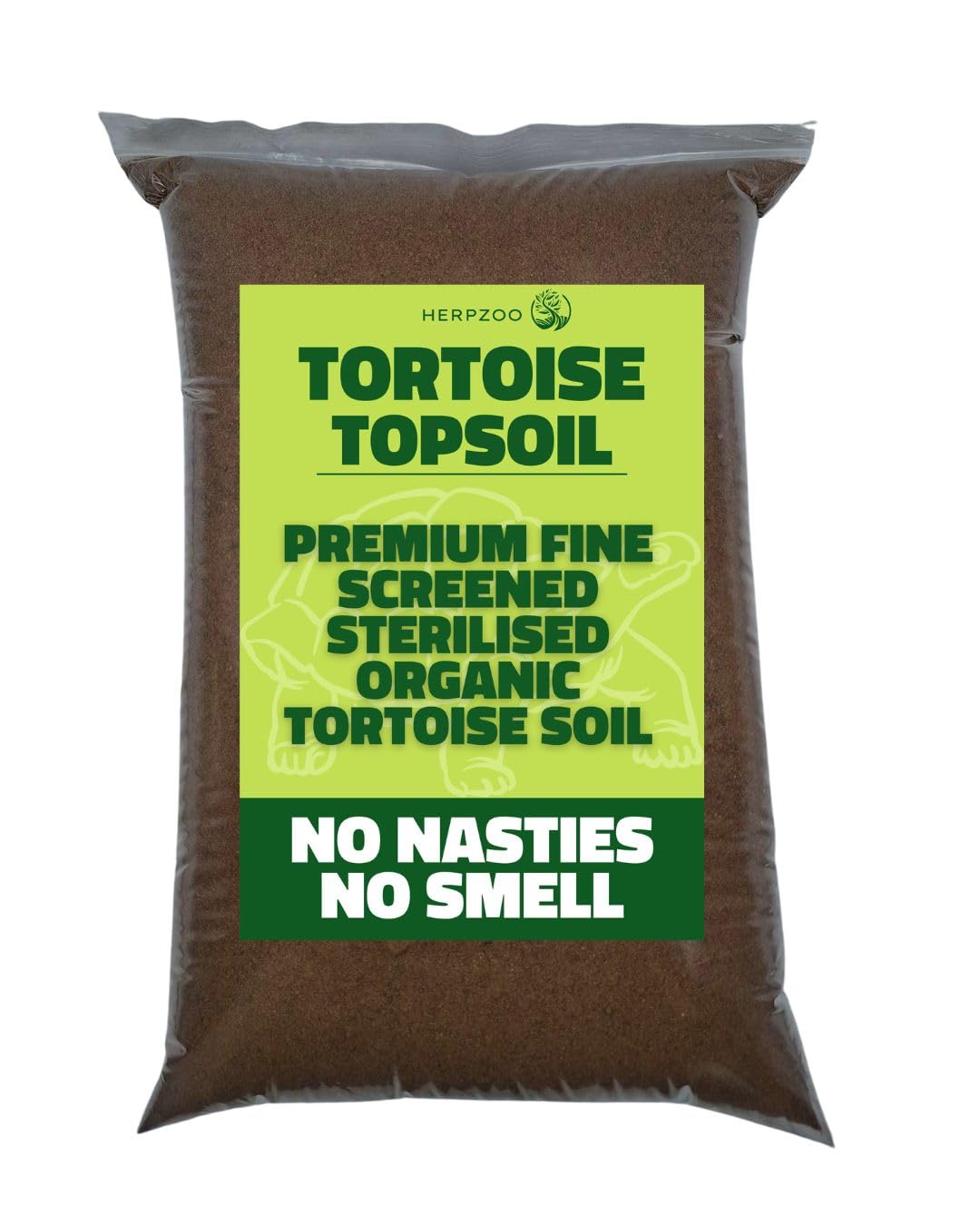 Premium Organic Sterilised Tortoise Top Soil, 10L Natural Bedding for Burrowing, All Tortoise Species Substrate for Tortoise Table.