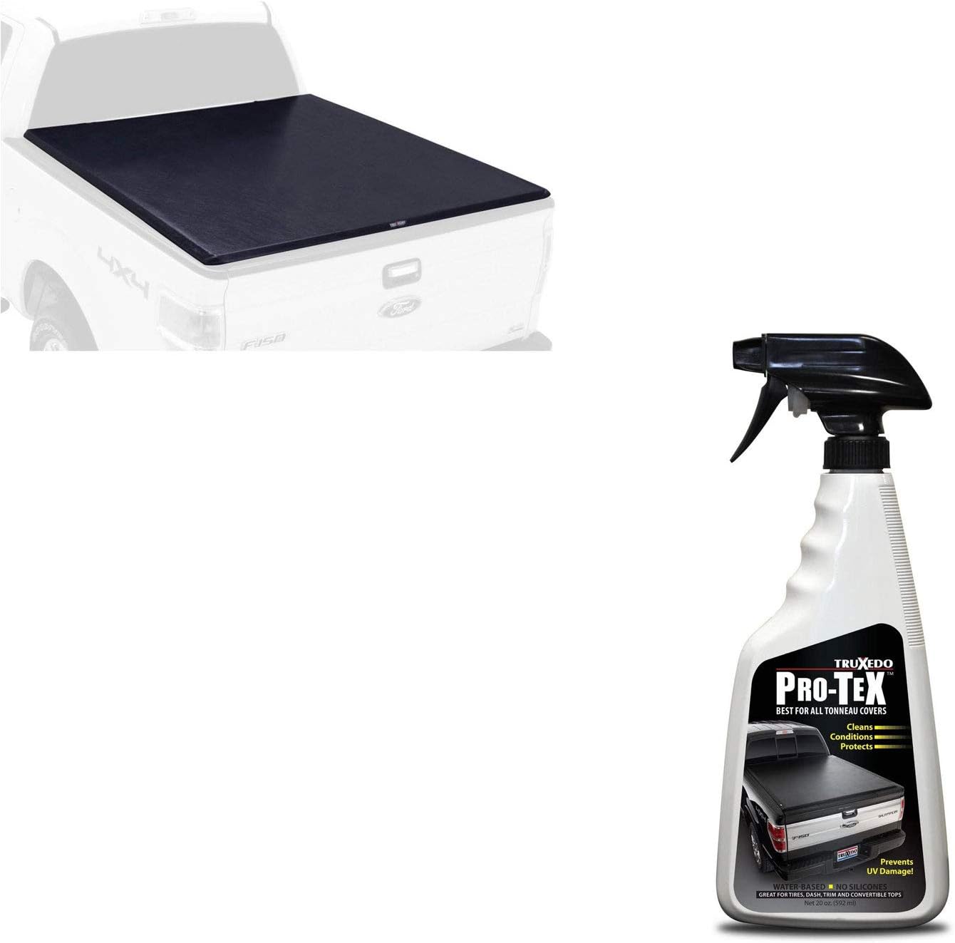 Truxedo TruXport Roll Up Tonneau Truck Bed Cover for 20092014 Ford F 150 Bundle