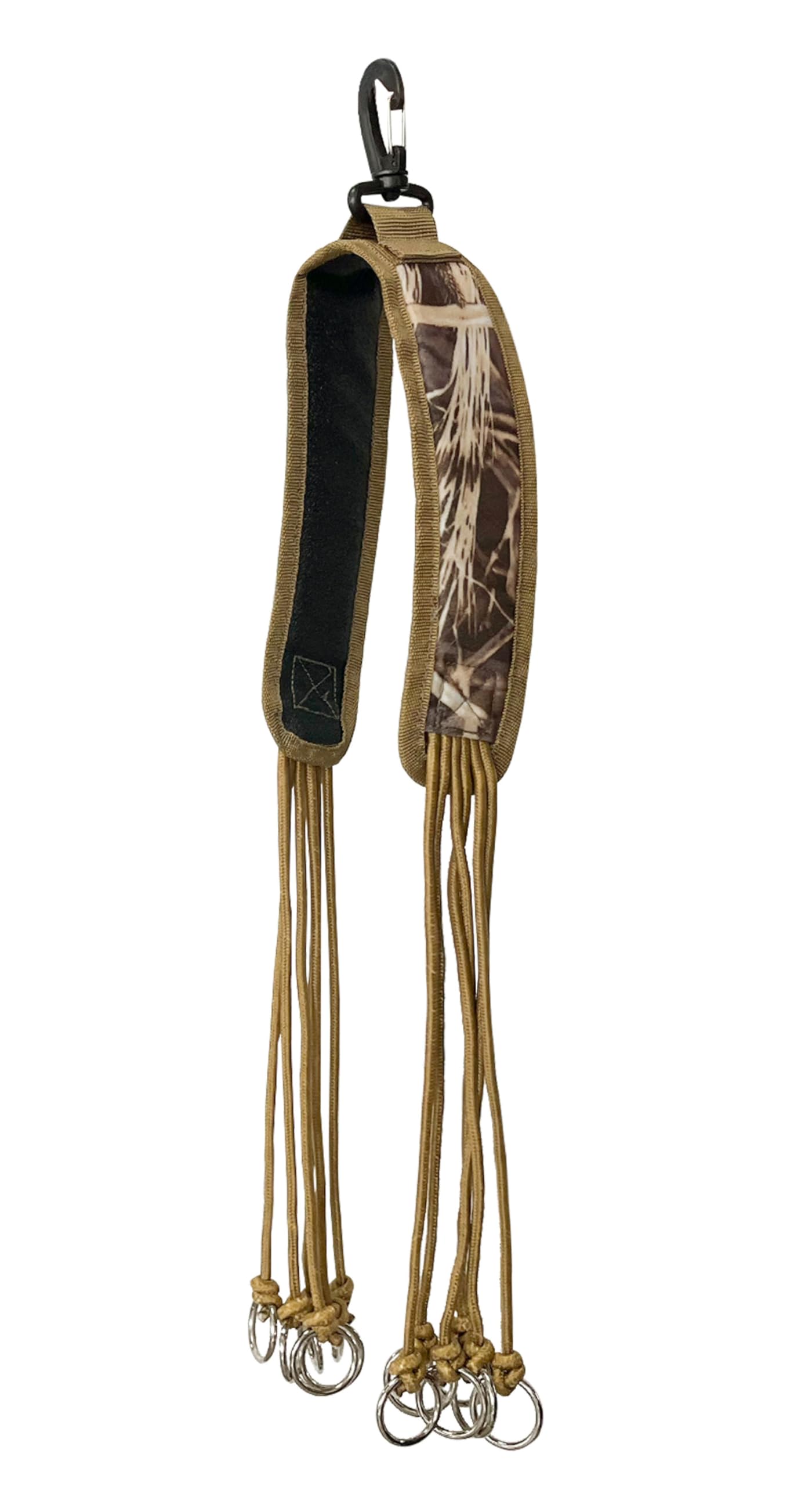 HOW'ON Waterfowl Hunting Game Carrier Duck Lanyard Slip Knot Carrier Bird Dove Strap 12 Drops Dead Leaves camo OneSize