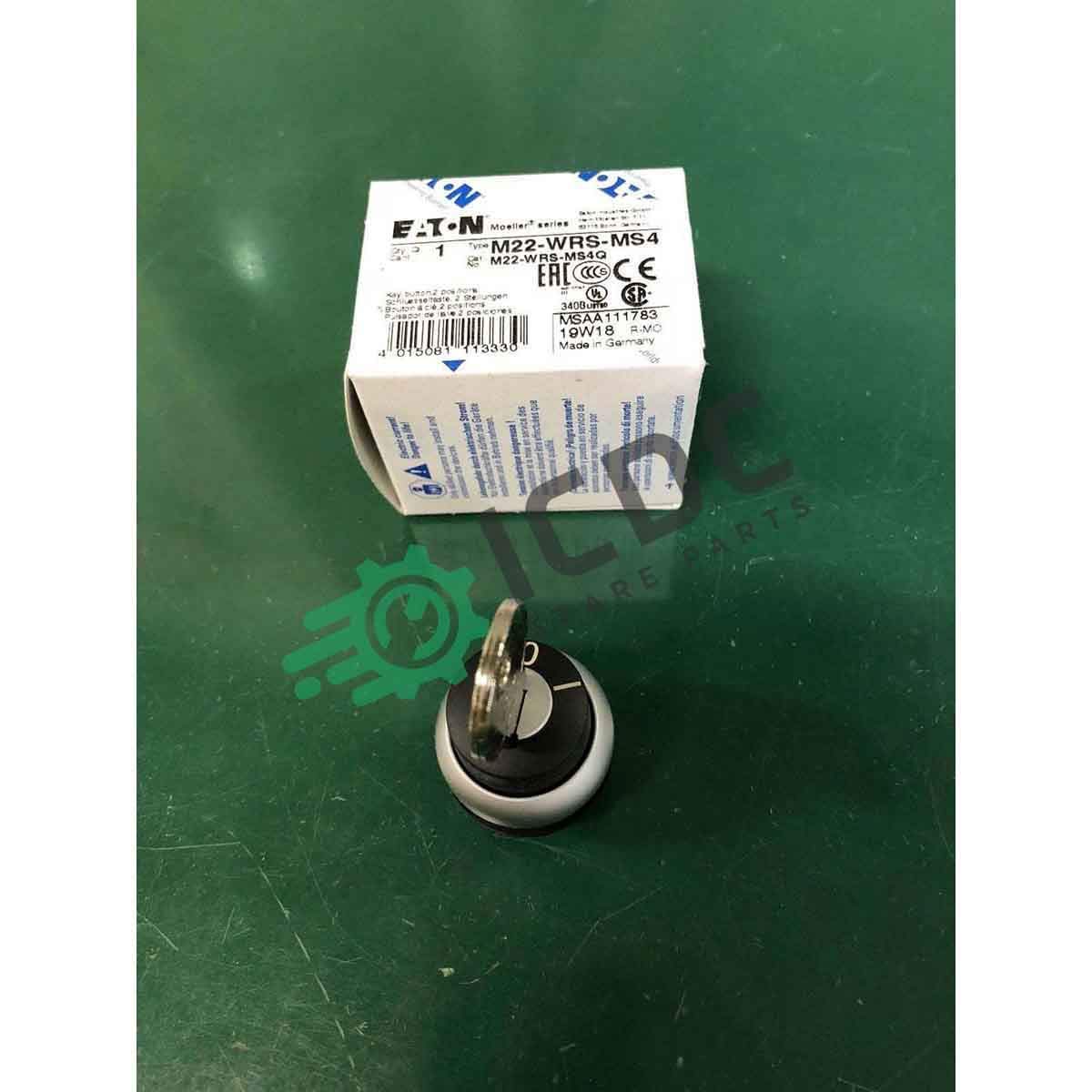 Actuador de llave Eaton M22-WRS-MS4 de 2 posiciones mantenido para paneles 2