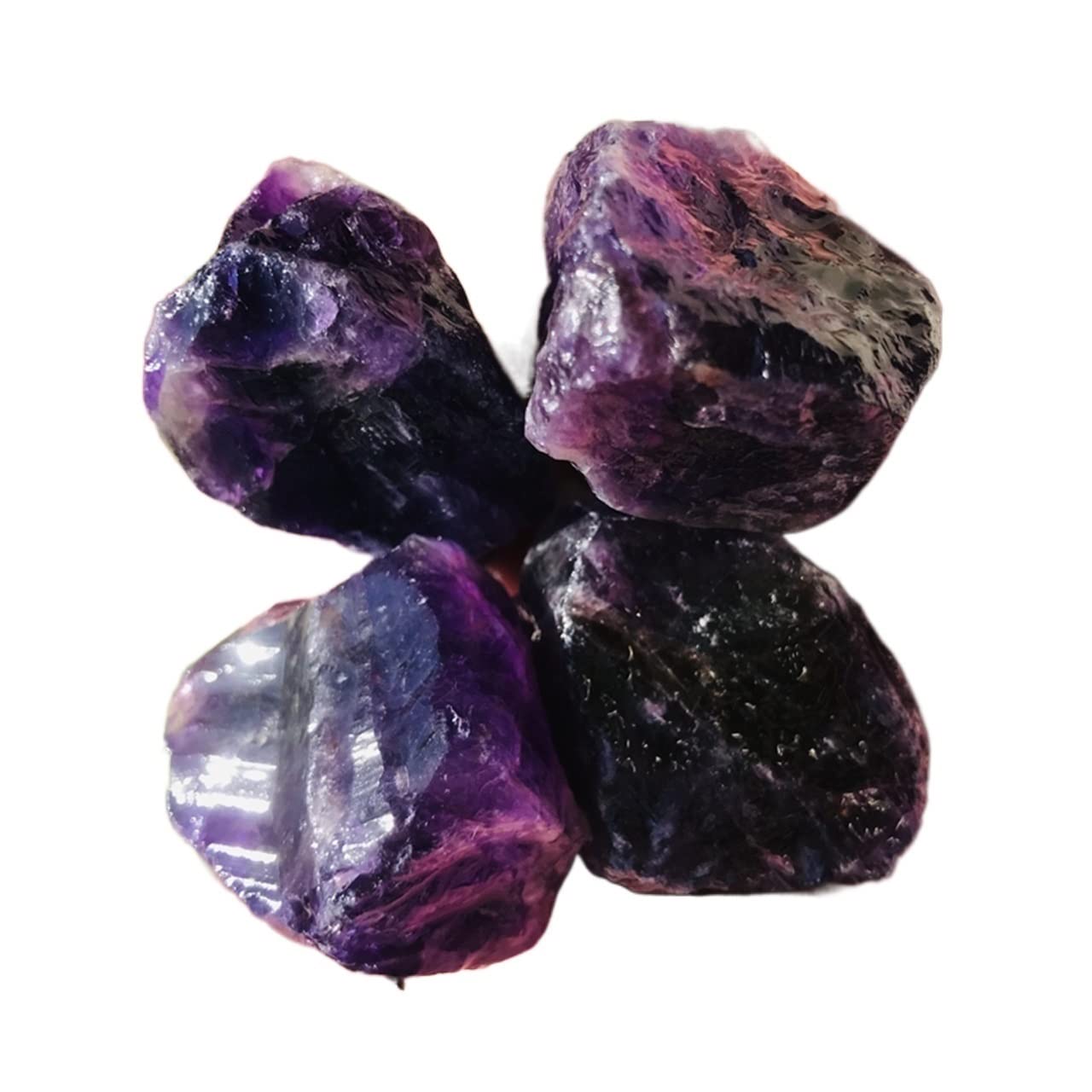 Amethyst Rohstein Natürlicher roher Amethyst-Kristall for heilende Steine (Size : 500g)