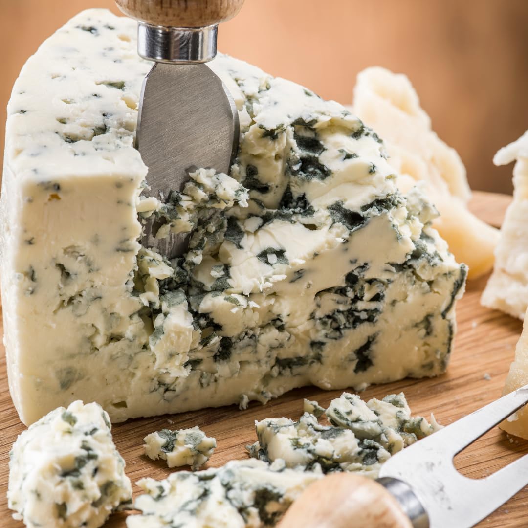 Cuña de queso azul artesano Las Cortas
