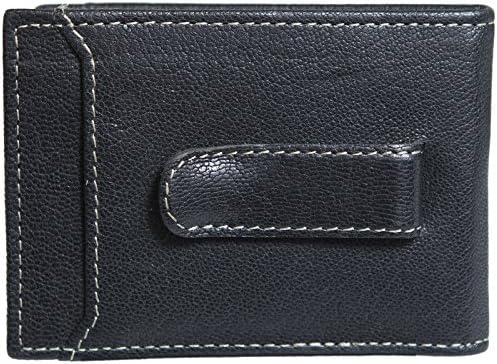 Timberland Men's Blix Minimalist Slim Money Clip Wallet, Black, One Size
