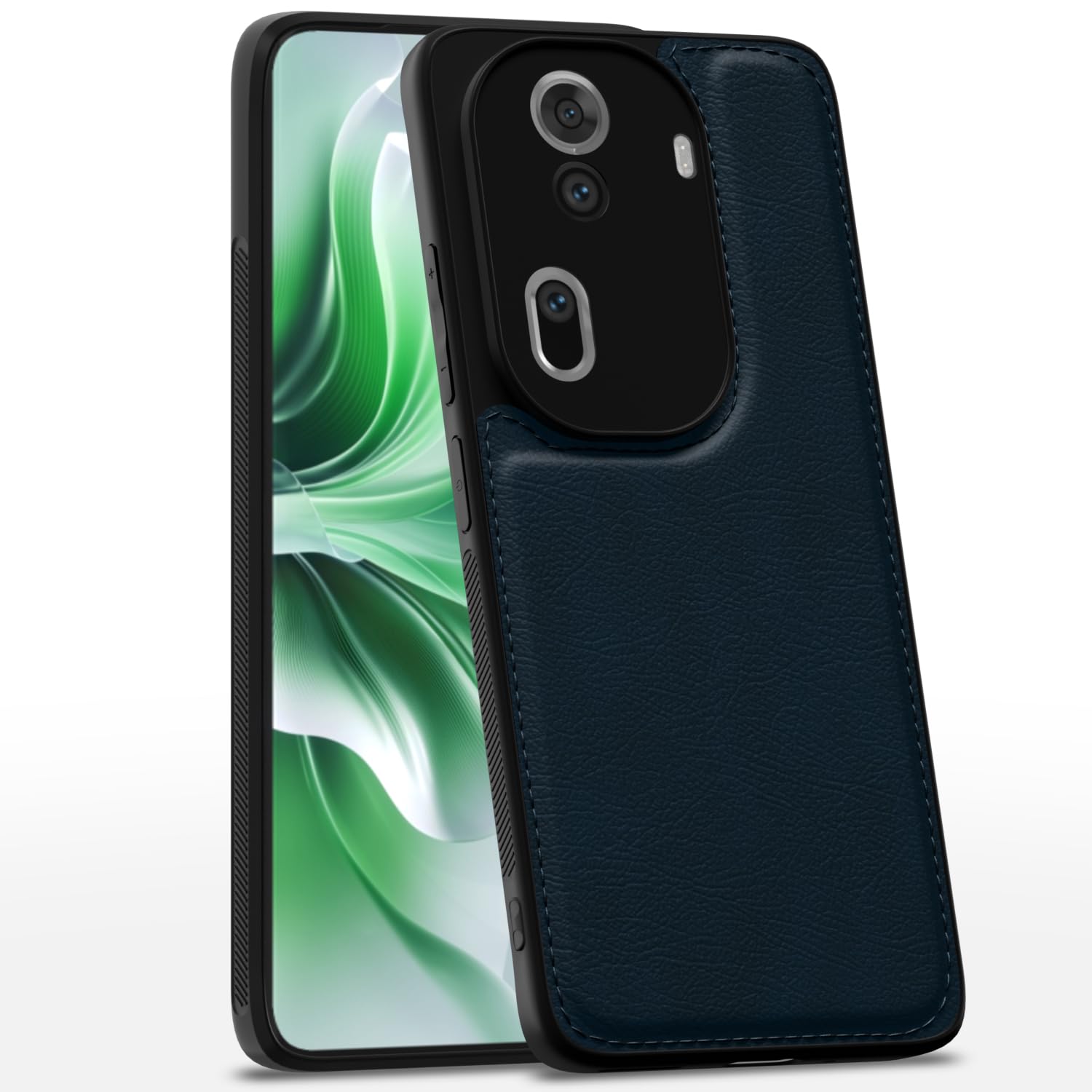 Pikkme Oppo Reno 11 Pro 5G Back Cover | Flexible Pu Leather | Full Camera Protection | Raised Edges | Super Soft-Touch | Bumper Case for Oppo Reno 11 Pro 5G (Blue) (B0D796K9LZ) Amazon Price History, Amazon Price Tracker