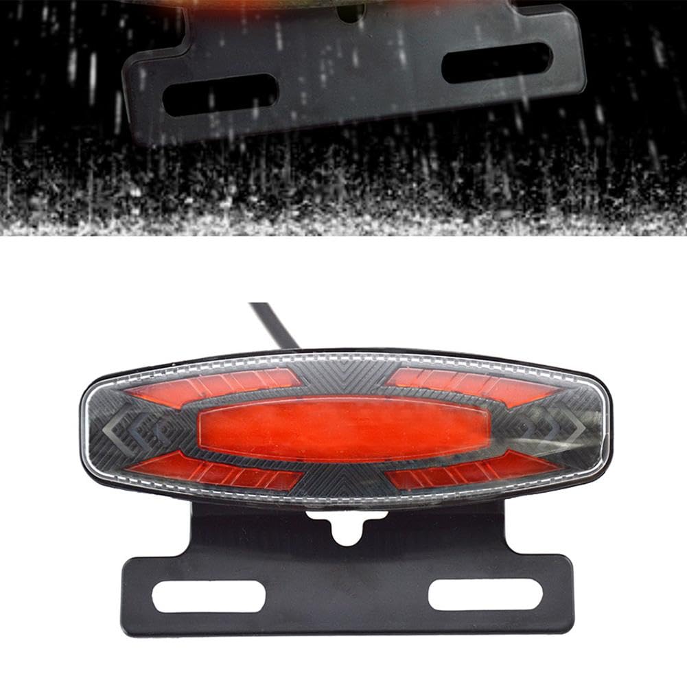 Fanale Posteriore a LED Multifunzione per Bicicletta elettrica, Luce di Sicurezza ad Alta luminosità, Luce di Segnalazione Posteriore per Mountain Bike, Luce di sterzo