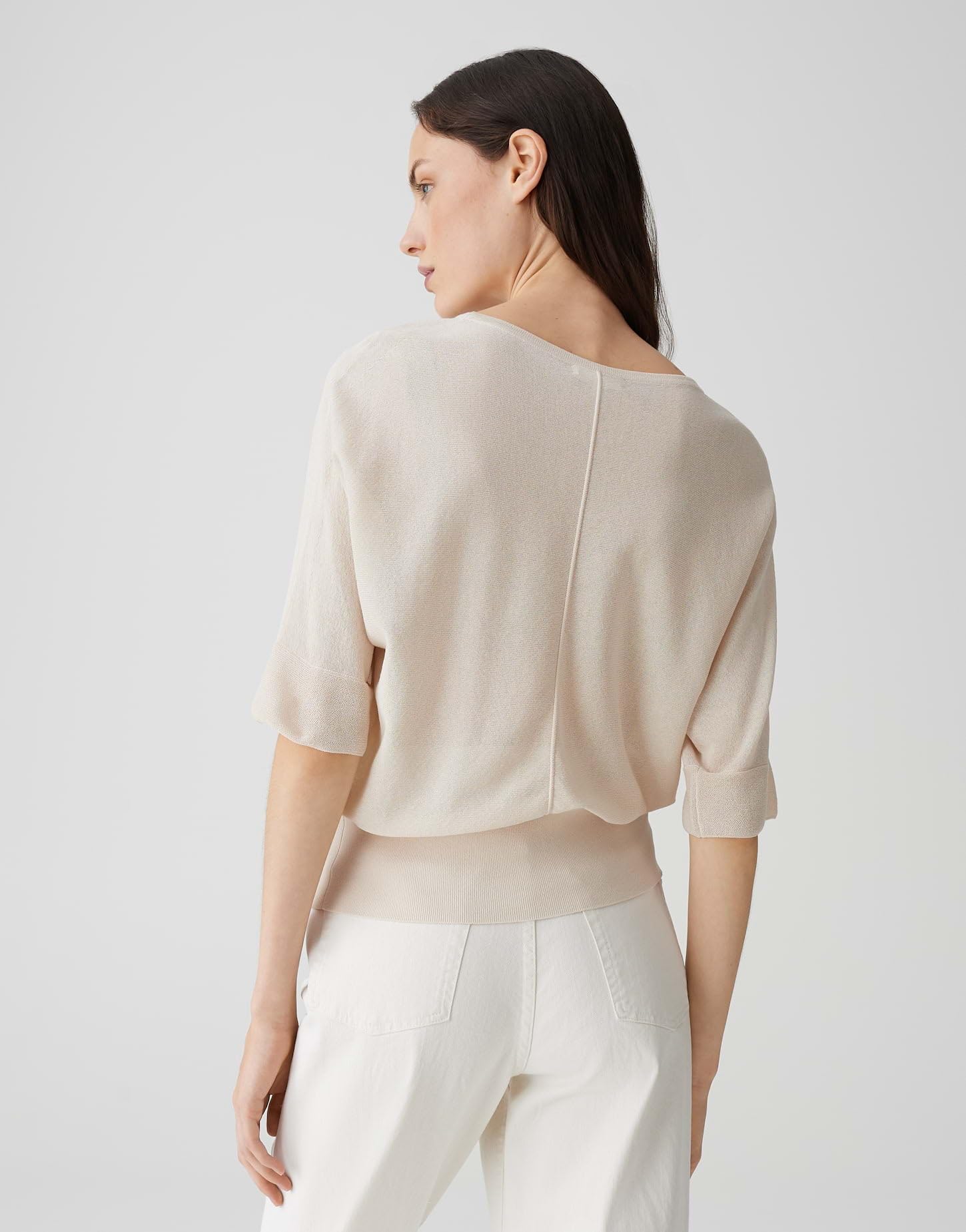 OPUS Damen Pullover | Feinstrickpullover PERONIKA Regular mit Fledermausärmeln