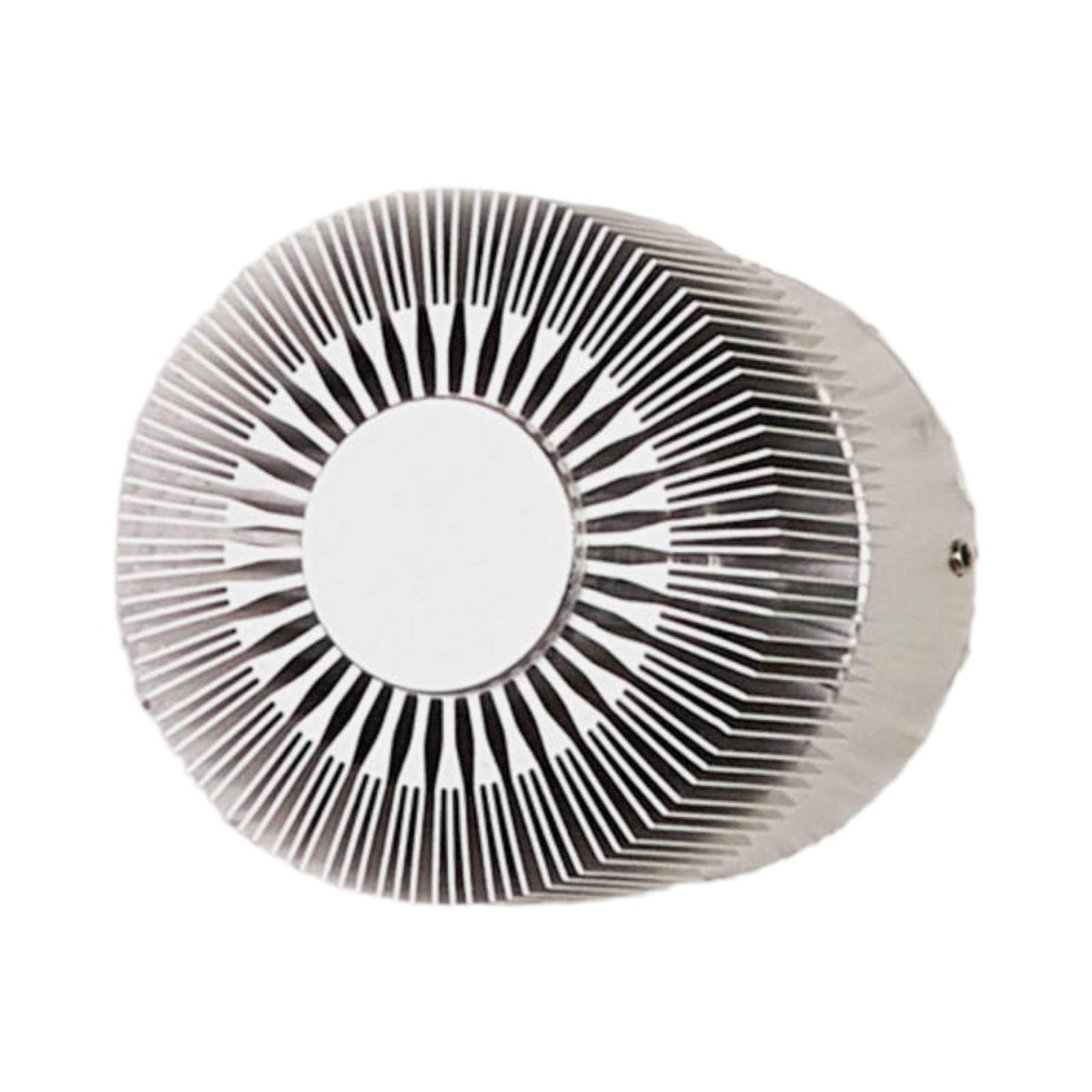 Lucande Brushed Aluminium Aluminium-Coloured Led Outdoor Wall Light Lennias