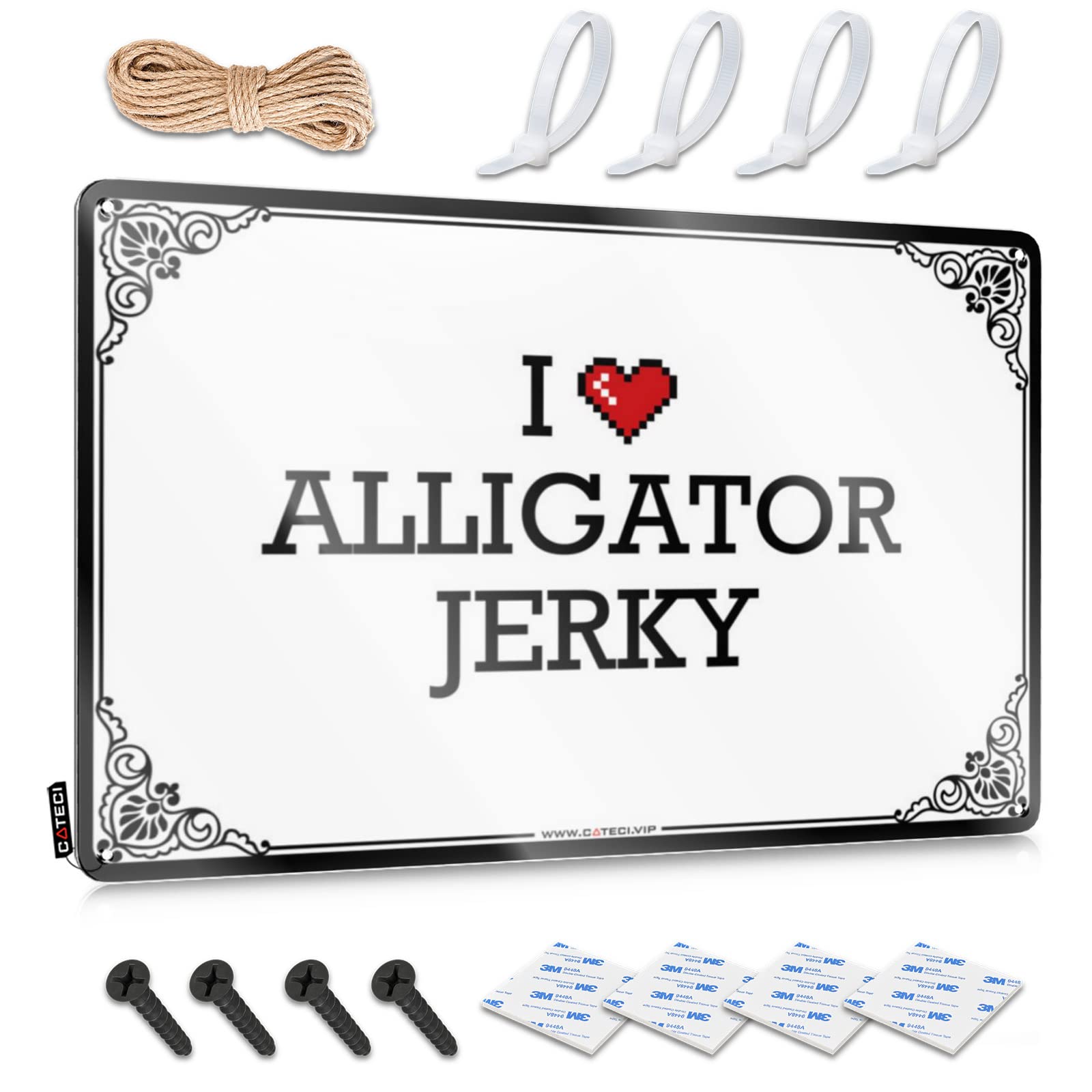 Fzfn Colour Decorations Decor Amazing I Love Alligator Jerky For Scoreboard - Personalized Customizable(30X40cm)
