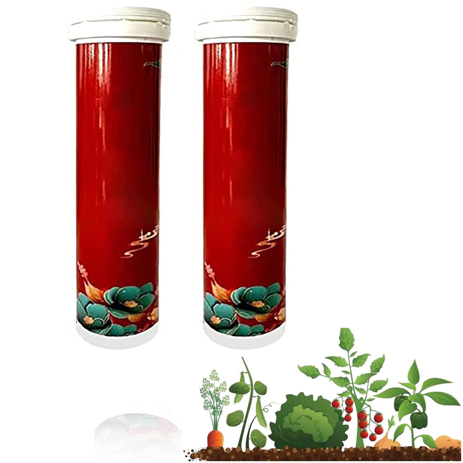 Home Gardening Universal Slow-Release Tablet Organic Fertilizer, Slow Release Fertilizer Tablets, Bone Meal Fertilizer Organic, Organic All Purpose Fertilizer, Plant Growth Enhancer Supplement (2pcs)