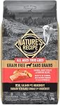 Nature's Recipe Nourriture Naturelle Sans Céréales pour Chiens Saumon, Patate Douce & Recette Citrouille 5,4 kg (Paquet de 1)