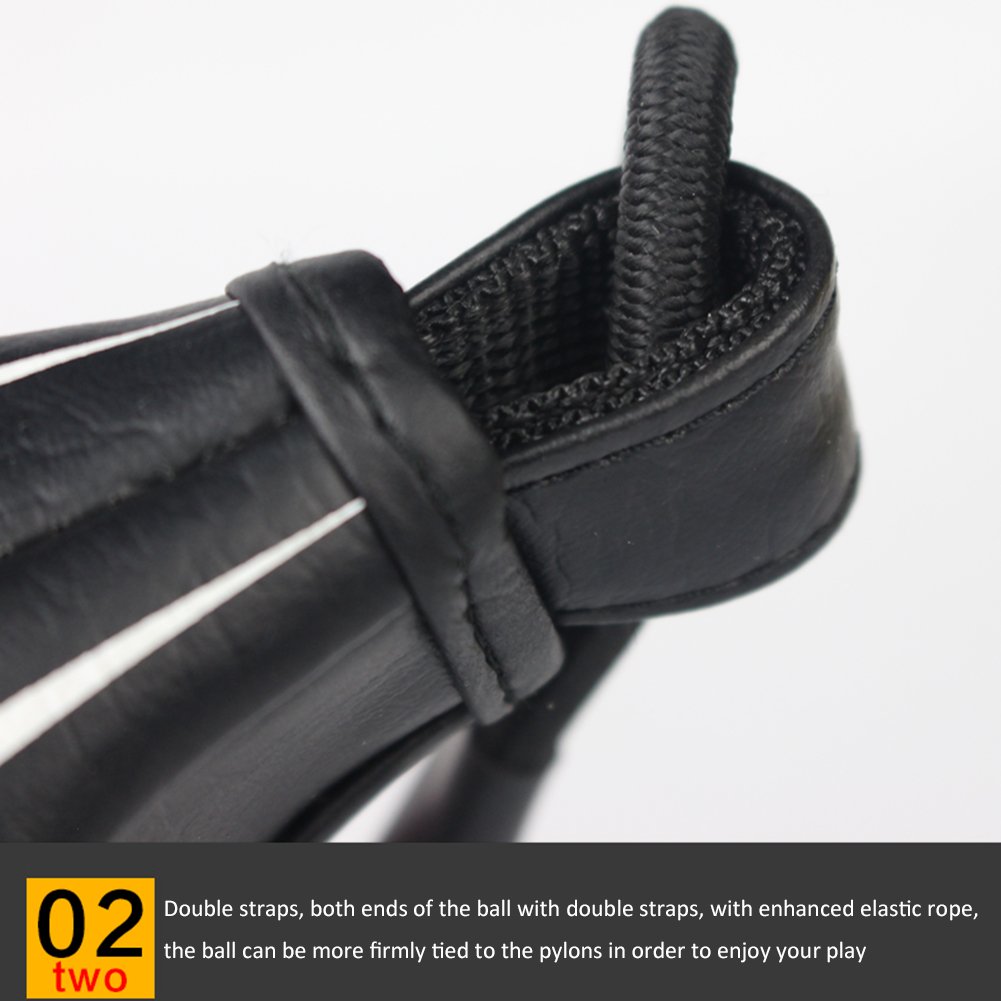 Palla Speed Boxe Doppia Estremità - Allenamento MMA, Punching Ball In Pelle Con Corde Elastiche - Foto 4