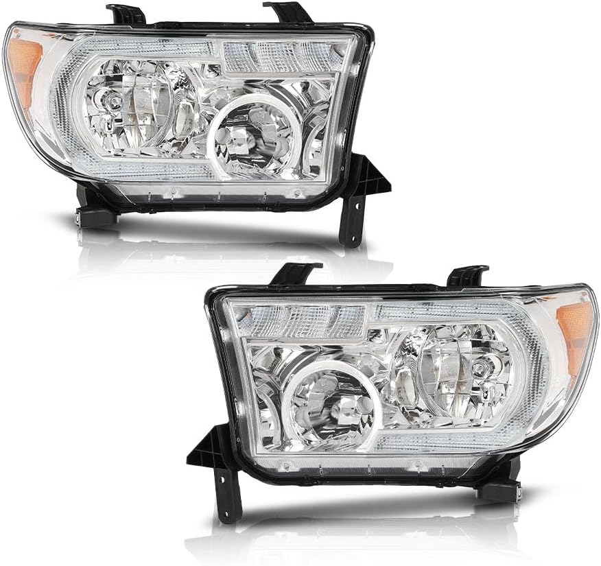 G-PLUS LED DRL Headlight Assemblies for Toyota Tundra (2007–2013)