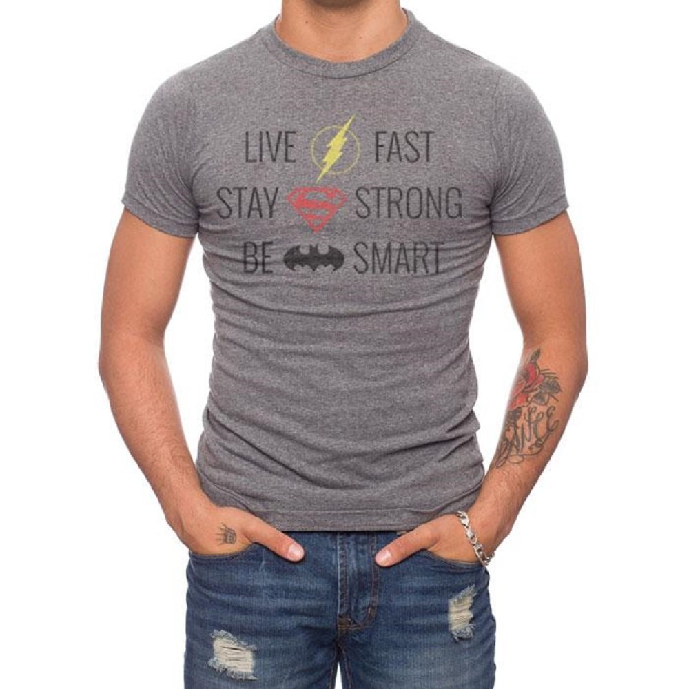 Jack of all Trades Batman Live Fast Stay Strong Be Smart Adult T-Shirt