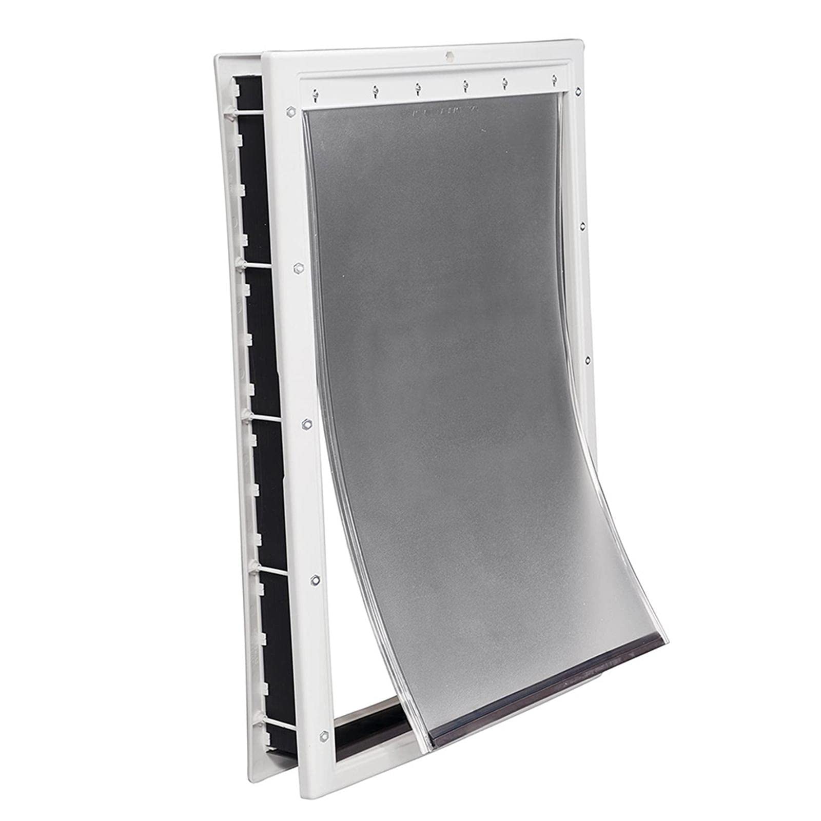 Sharplace Gattaiola Sportello di Ricambio per Porta Basculante Passaggio per Animali in TPU Durevole E Resistente alle Intemperie Adatto per Porte, 5 Fori