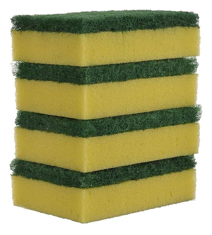 Scrub Sponge for Everyday Utensil Cleaning (Kitchen Scrubber with Sponge) (3)-image-3