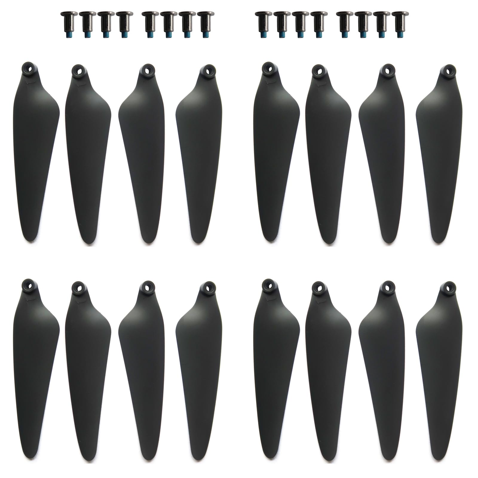 Anbee 16 piezas de hélices de repuesto de cuchillas de repuesto para Holy Stone HS360S Aérea de cuatro ejes RC Drone repuesto