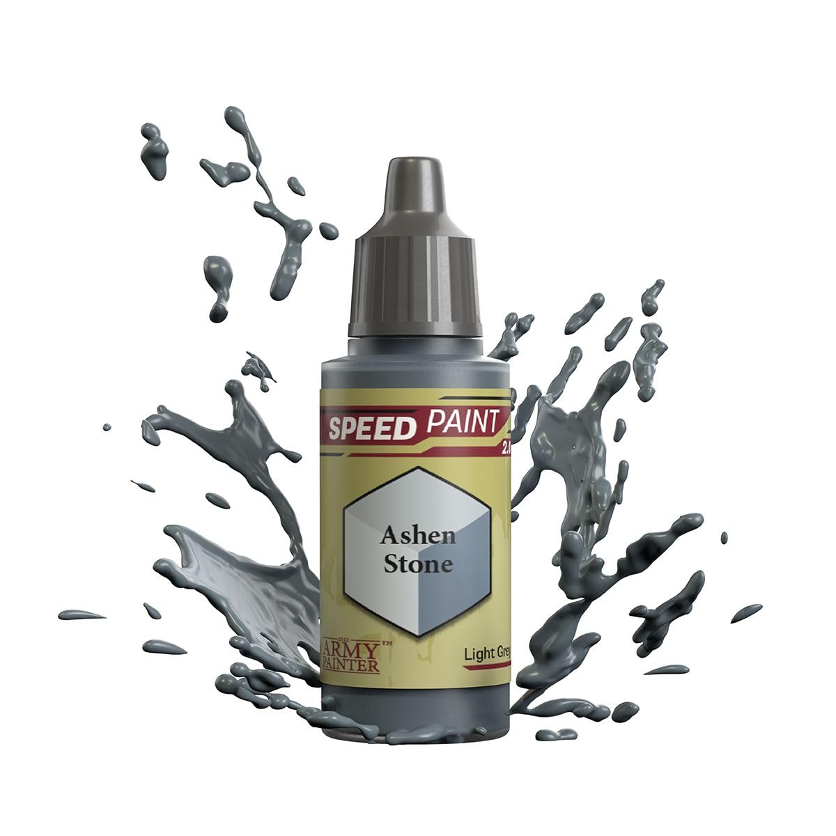 The Army Painter Speedpaint Ashen Stone 2.0, Single Acrylic Paint 18ml One-coat Painting Soloution For Fantasy Tabletop Miniatures Like Warhammer 40k and Dungeons And Dragons Figures