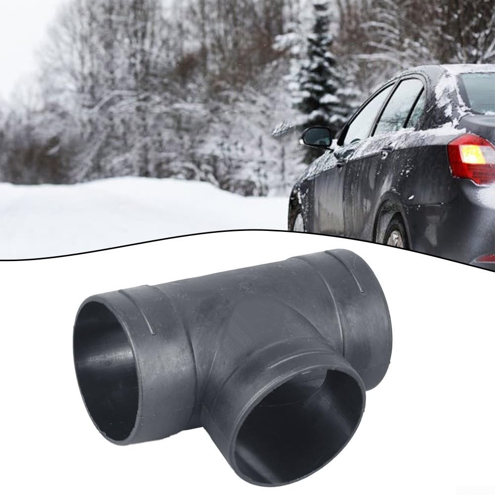80 mm Kunststoff-T-Stück-Auslassverbinder für Dieselheizungen mit Warmluftverteilung, geeignet für Webasto-Systeme und effiziente Luftstromregelung