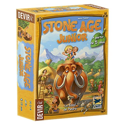 Preisvergleich Produktbild Devir Stone Age Junior, Brettspiel (bgjstone)