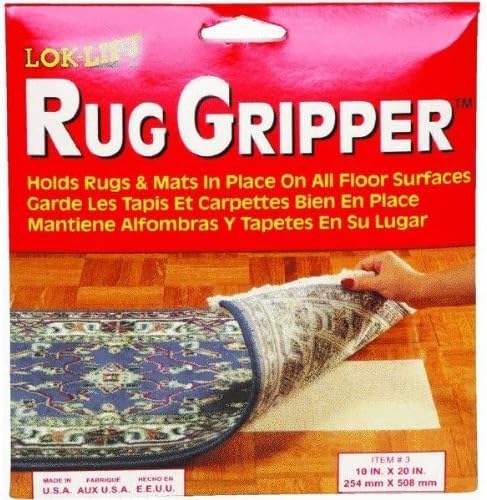 Vantage 3 - Tira de agarre para alfombra de 10 pulgadas de largo x 20 pulgadas de ancho