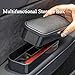 Car Armrest Cushion Compatible with Ferrari 296 458 488 599 812 California Enzo F12 F430 F8 FXX SF90, Car Left Right Armrest Door Storage Box Car Elbow Pad Arm Rest, Car Interior Decoration