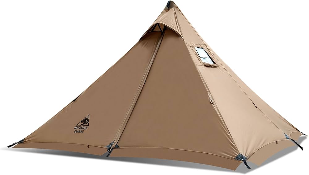 Amazon.co.jp: OneTigris Camping APEX TRAIL ワンポールテント 二股