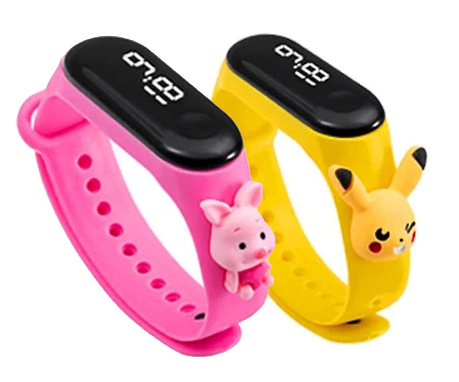 Time Up Kidz Cartoon Digital Digital Children Watch (Black Dial Multi Colored Strap) (B099QPNNV8) Amazon Price History, Amazon Price Tracker
