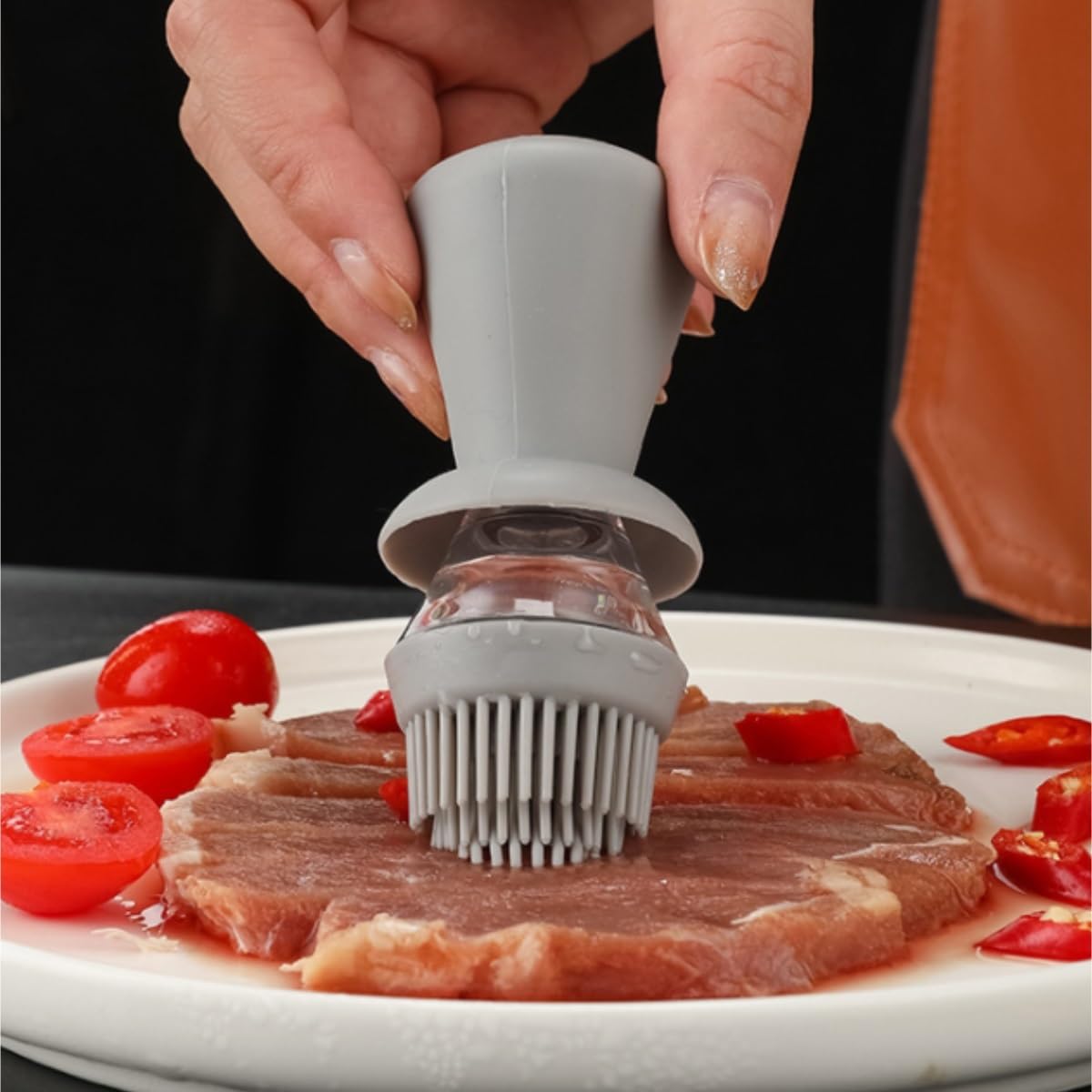 Dispenser per Salsa di Soia 2 Pezzi di Vetro A Prova di Perdite Pentola for Olio Cucina Famiglia Salsa di Soia Aceto Bottiglia A Prova di Perdite Serbatoio for Olio Contenitore Dell'olio