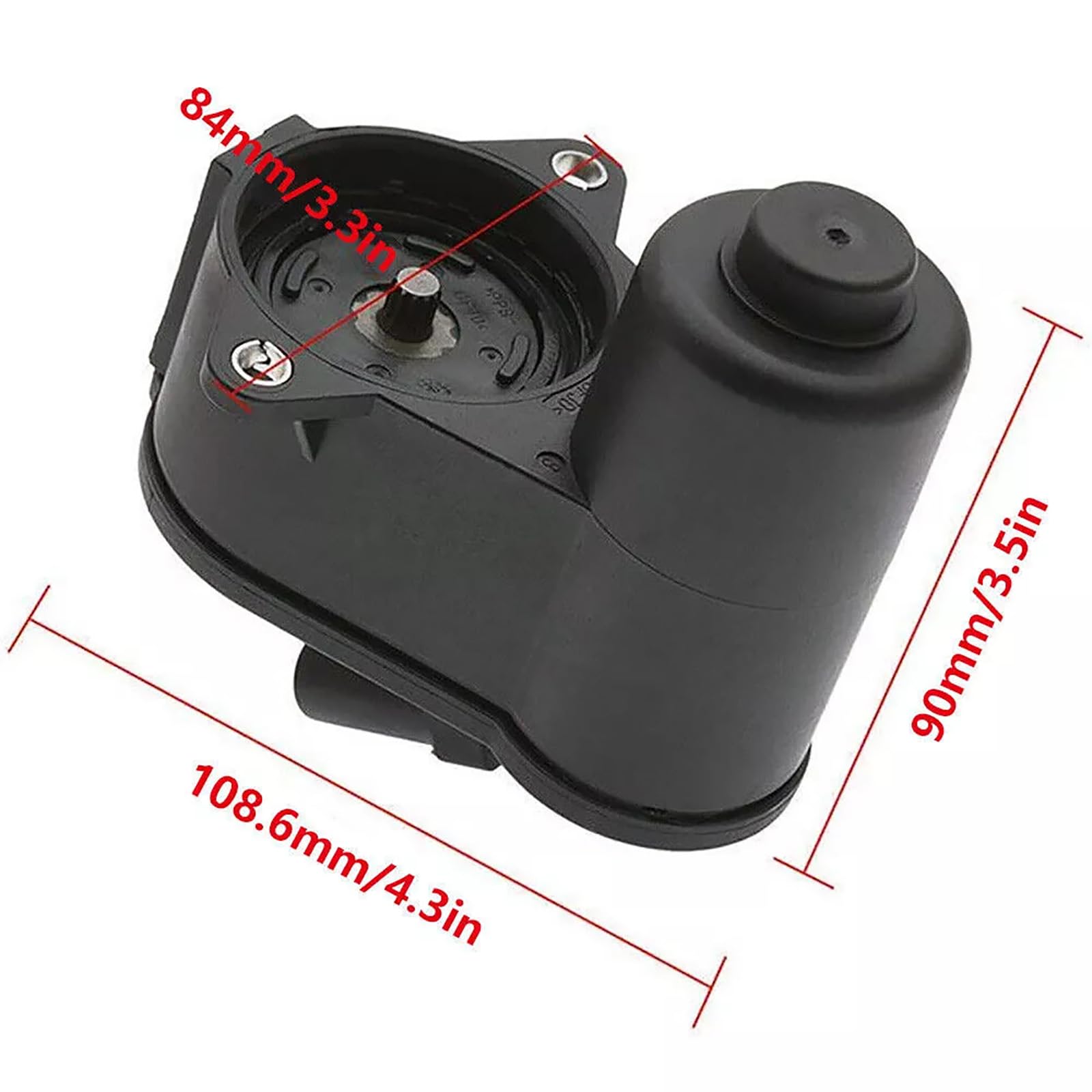 Stellmotor Elektrische Handbremse Bremssattel 6-seitig/12-seitig 6/12 Torx für VW Passat CC 3C2 3C5 Variant Hinten Links Rechts 3C0998281A 3C0998281 3C0998281B (1, 12 Torx(1 Stück))
