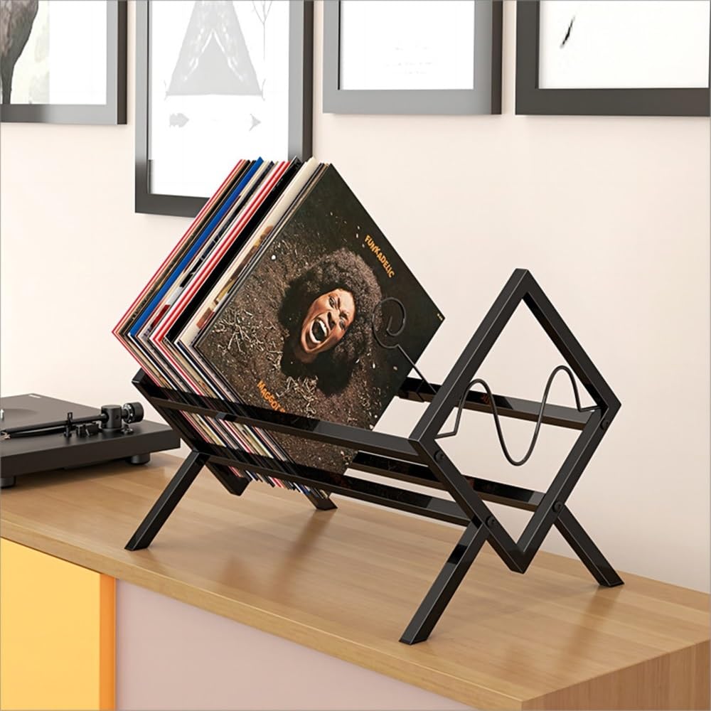stojak do przechowywania płyt CD Uchwyt na płyty stacjonarne Książki, półki czasopisma Metalowa półka ekspozycyjna CD Wielofunkcyjny organizer do przechowywania