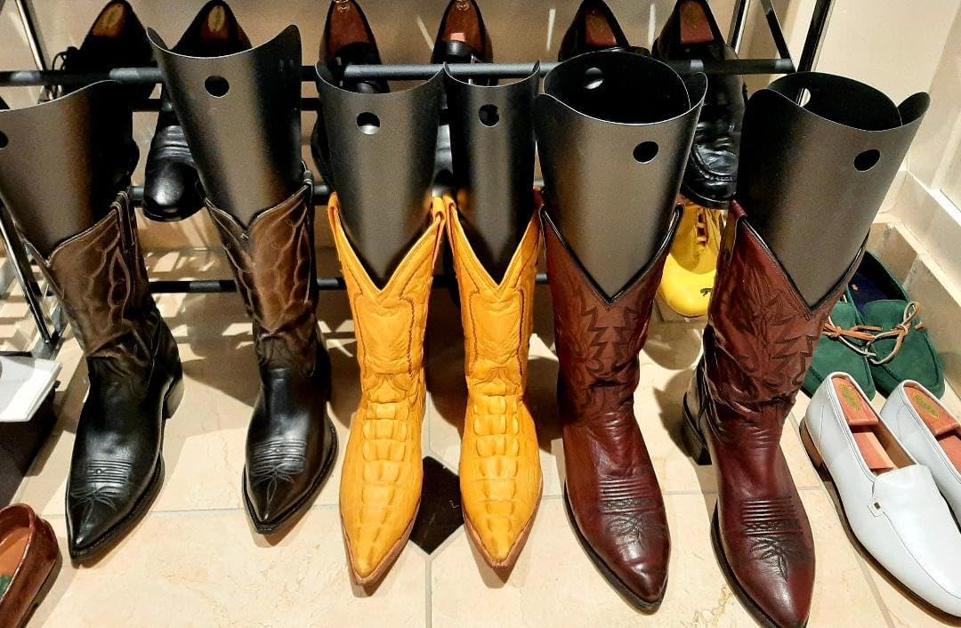 10 Stück Hochwertige Stiefelspanner für Damen und Herren Als Stiefelform Einsätze, Stiefelformer Formeinsätze und Hohe Stiefelstütze halten sie Ihre Stiefel in Form(Schwarz,12 Zoll)