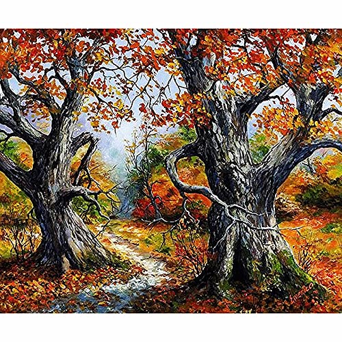 Kits full drill arbre paysage, une idée cadeau d'art crafts créatif unique