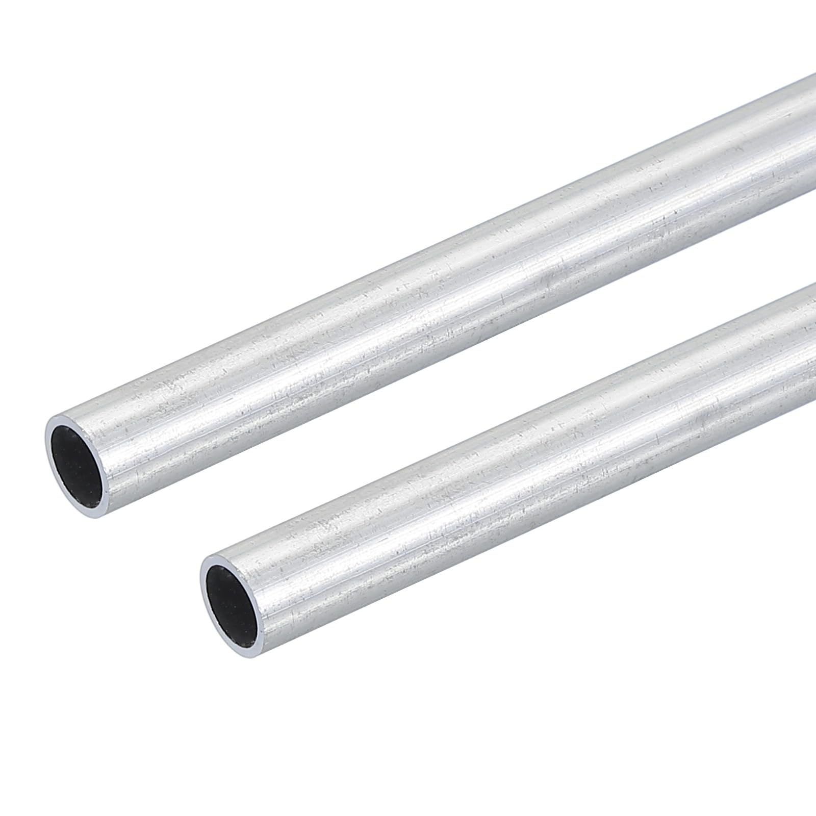 PATIKIL 6063アルミニウムチューブ 2 個10mm OD 1mm厚さ300mm長アルミニウム丸管シームレス金属直管DIYクラフト産業モデル家具