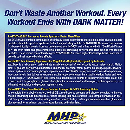 Maximum Human Performance 008769 Mhp Dark Matter Post Workout thumb #4