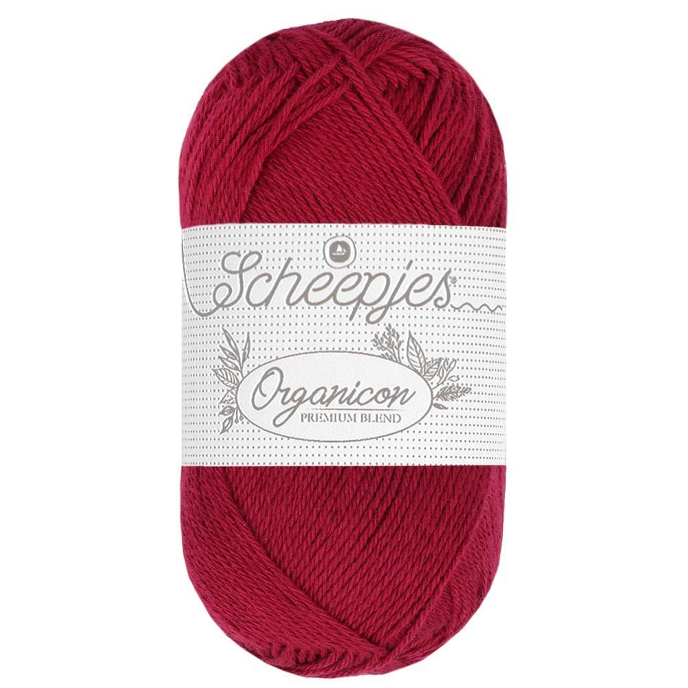 Scheepjes - Scheepjes Organicon 243 Cherry Jam Yarn - 1x50g