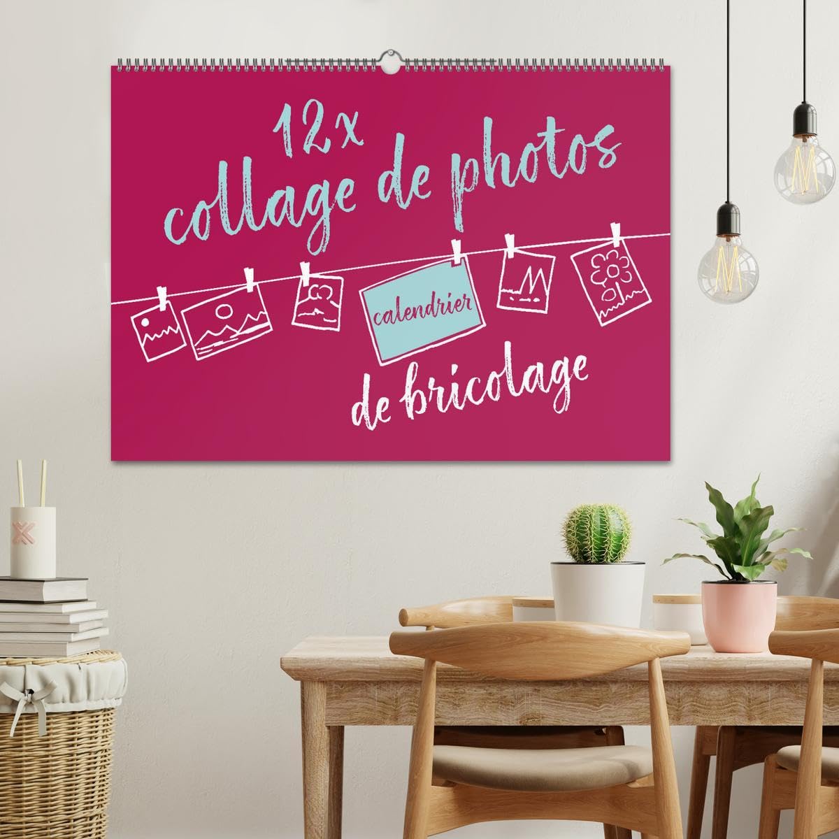 12 x collage de photos - calendrier de bricolage (Calendrier mural 2026 DIN A2 vertical), CALVENDO calendrier mensuel: Calendrier photos personnalisé à offrir (CALVENDO Hobby)