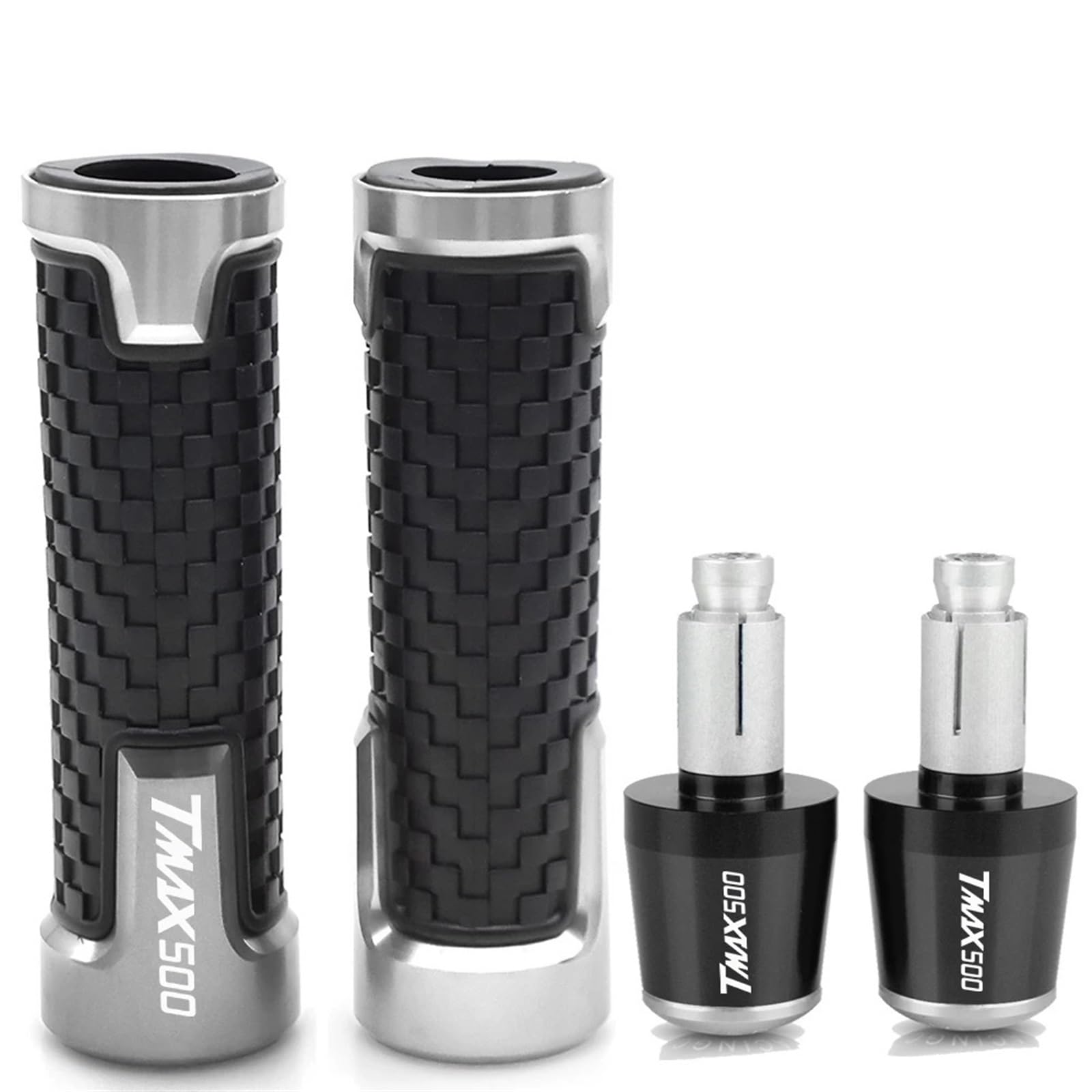 Dla Yamaha TMAX500 T-MAX TMAX 500 Kierownica Motocykla Uchwyty Do Kierownicy Uchwyt Uchwyt Kończy Się Cap Plug (Kolor : Glod Sets, Rozmiar : 1)