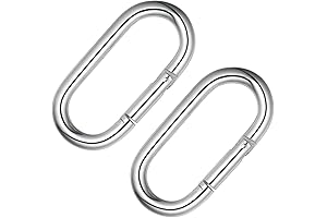 4 Inch Oval Carabiner Clip Heavy Duty Spring Snap Hook