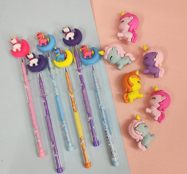 See full amazon price history chart for TERA 13 Return Gifts For Kids Pencil Eraser Set For Kids (6 Pencil 6 Eraser) Unicorn Pencil Eraser Kit, Writing Pencil For School, Eraser For Girls, Pencil Eraser For Stationary Items For Kids TERA 13 Return Gifts For Kids Pencil Eraser Set For Kids (6 Pencil 6 Eraser) Unicorn Pencil Eraser Kit, Writing Pencil For School, Eraser For Girls, Pencil Eraser For Stationary Items For Kids (B0C7MZ9X9W) Amazon Price History, Amazon Price Tracker
