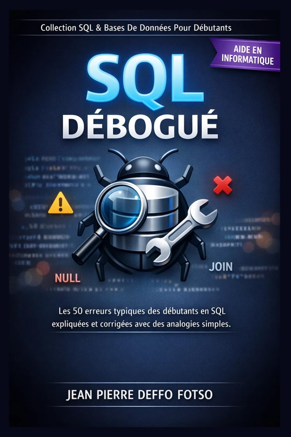 SQL Débogué : Les Erreurs les Plus Fréquentes et Comment les Éviter: Les 50 erreurs typiques des débutants en SQL expliquées et corrigées avec des analogies simples (SQL & Bases de Données)