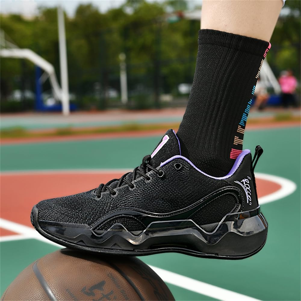 Mashangfu Men Basketball Casual Walking Running Work Cross Sneakers Shoes