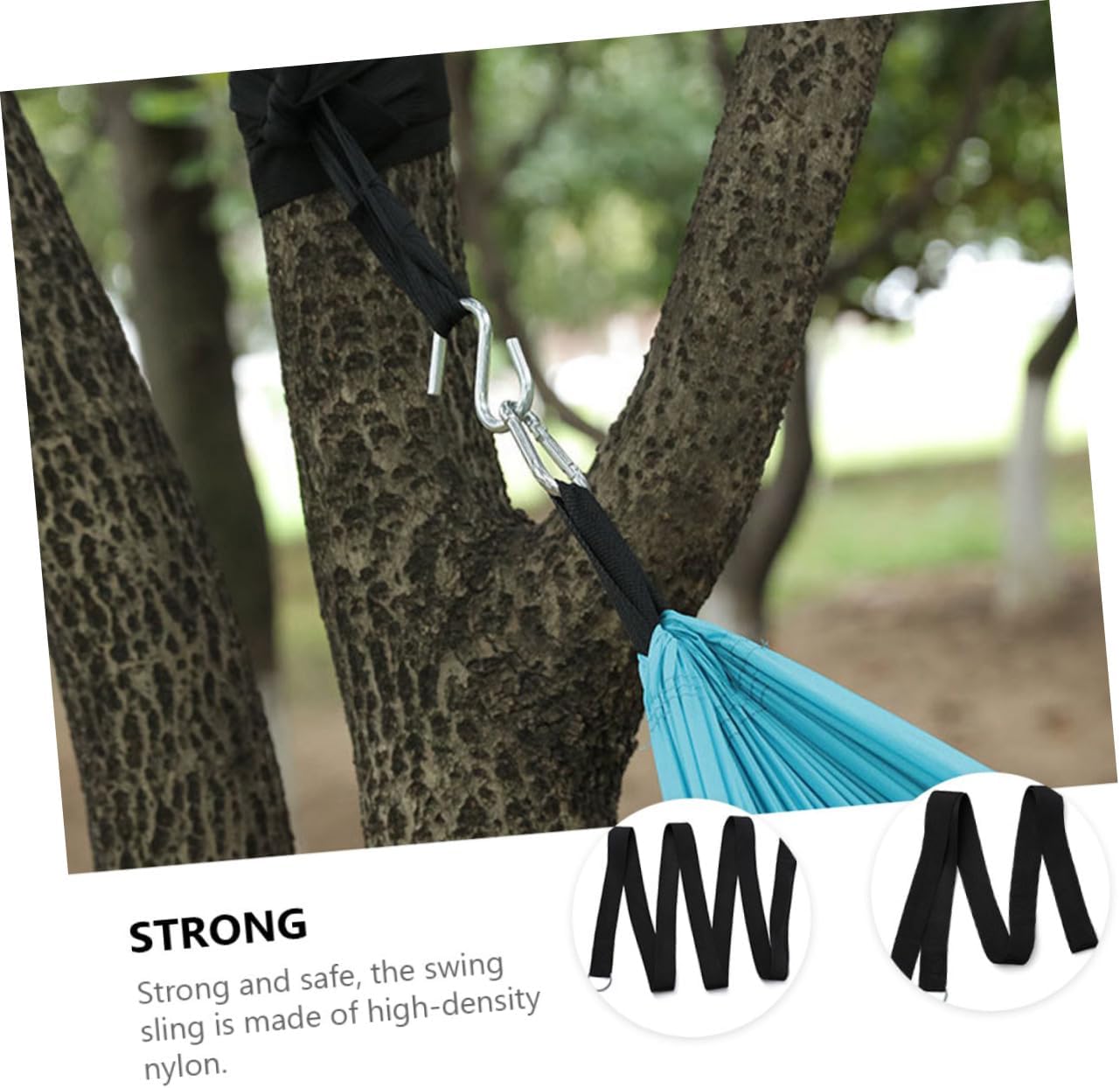 Generic 6pcs Hammock Straps for Outdoor Swings Tree Hanging Ropes Easy Installation for Boys and Girls Playtime Safe and Practical Suspension