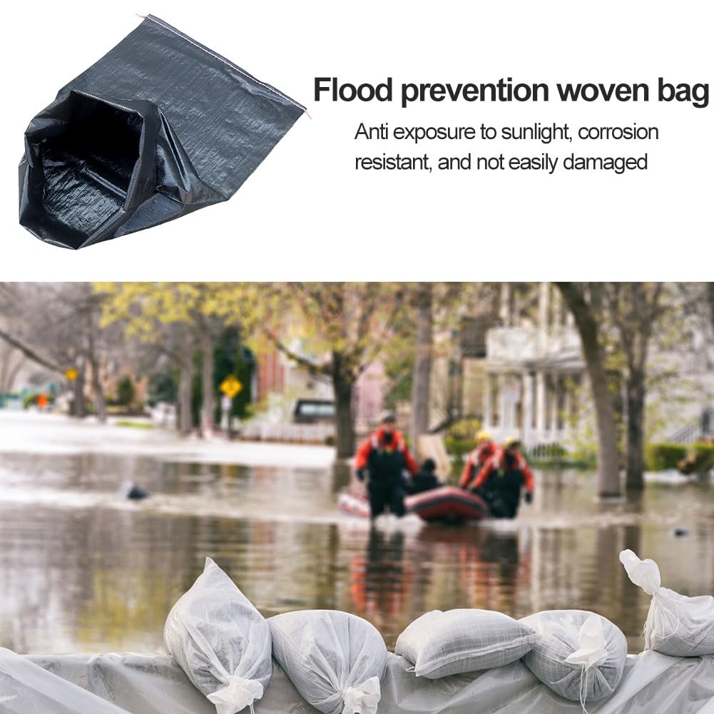 Sacchi di Sabbia, Sacchetti di Sabbia Con Barriera D'acqua Alluvione, Barriera Contro Gli Allagamenti, Resistenti Ai Raggi UV, Barriera All'acqua, Riutilizzabili, per Garage Scuola Fabbrica Magazzino