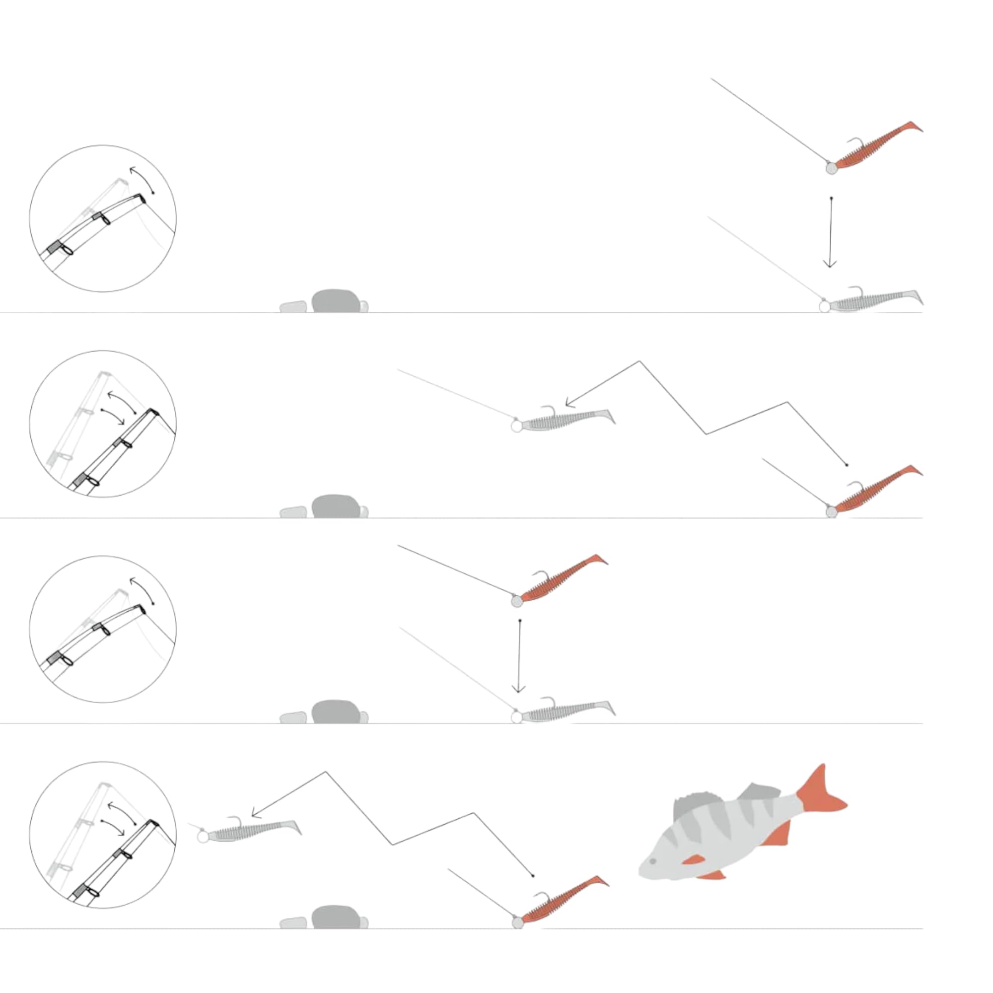 Testine Piombate 5 x 2,0g - Ami da Pesca N6 - Ami Piombati | per Esche Artificiali - Kit Teste Piombate - Jig Head Fishing Set - Piombi da Pesca - Attrezzatura - Accessori - Sport Set