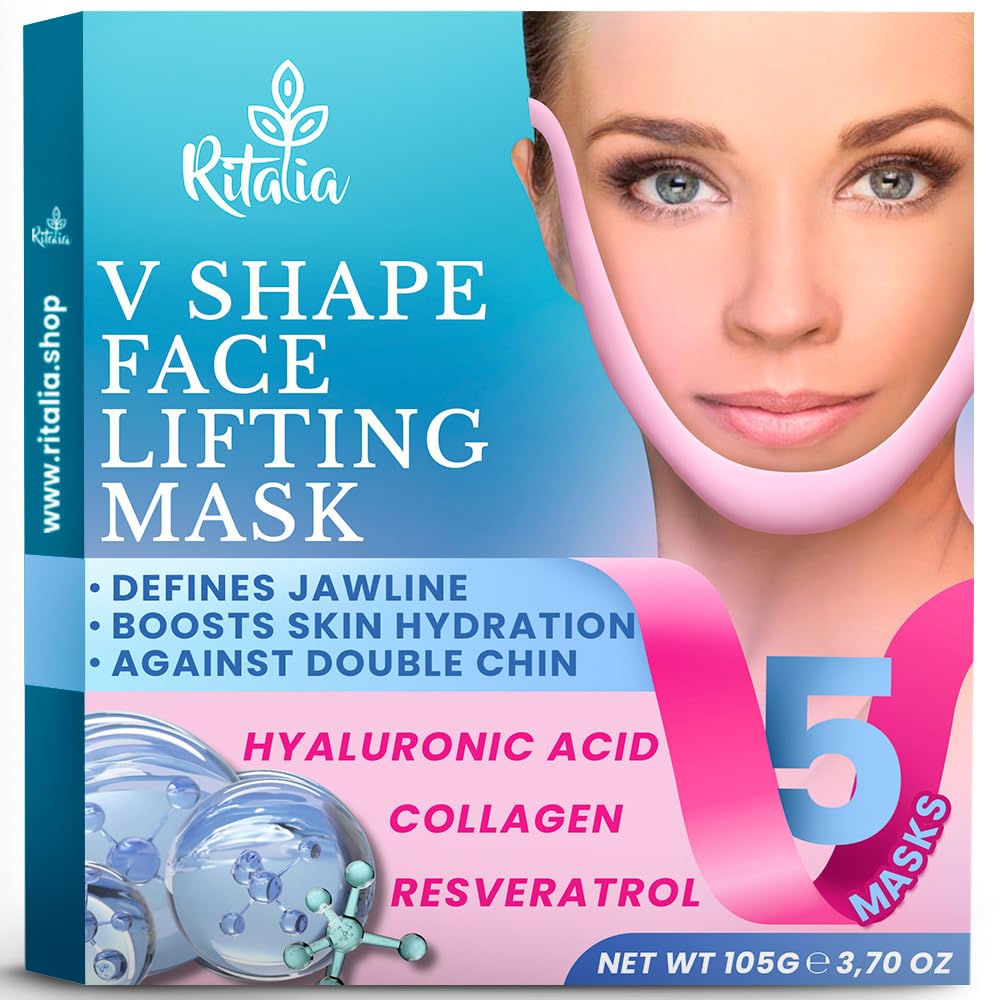 Ritalia® 5PCS DOUBLE CHIN REDUCER for Women, 5 Mask
