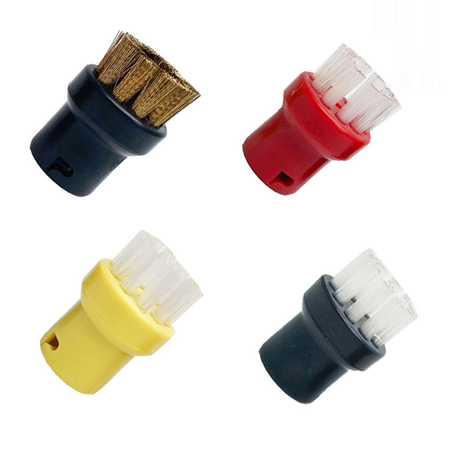 Ensemble D'accessoires pour Nettoyeurs Vapeur : en Microfibre, Buse, Brosses Rondes pour Carrelage et, 14 Pièces